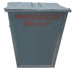 Контейнер АТМ ЮНІОН для сміття 0,75 м3 з кришкою